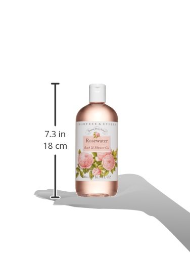 Crabtree & Evelyn Bath and Shower Gel, Rosewater, 16.9 FlOz 