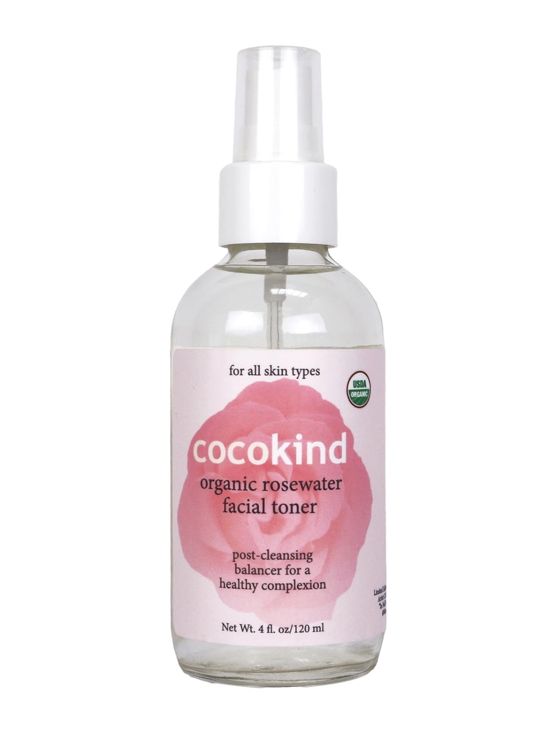 cocokind Organic Rosewater Facial Toner 4 fl.oz