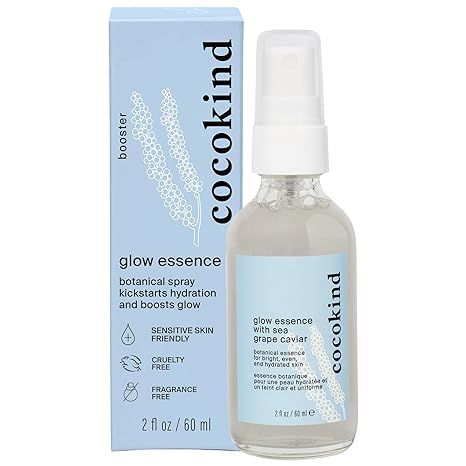 Cocokind Glow Essence with Sea Grape Caviar, Hydrating Primer and Facial Mist, Linoleic Acid, and Vitamin E