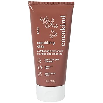 Cocokind Scrubbing Clay, Exfoliating, Coffee Body Scrub, Body Skin Care Products 