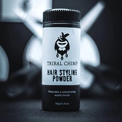 Tribal Chimp Hair Styling Powder, Volumizing Texture Powder. 10 g (Single Pack)